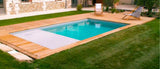 Stadszwembad 4,20 x 3,50 m vierkant model