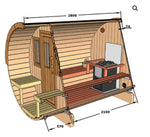 Barrelsauna 280