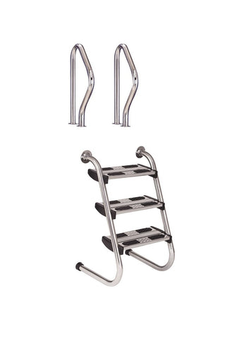 Tweedelige Easy Access ladder - AISI 316