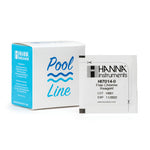 Pool Line Reagentia voor vrij chloor LR, 0,00 tot 2,50 mg/L, 25 stuks