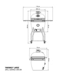 YAKINIKU LARGE Kamado grill incl. pro set